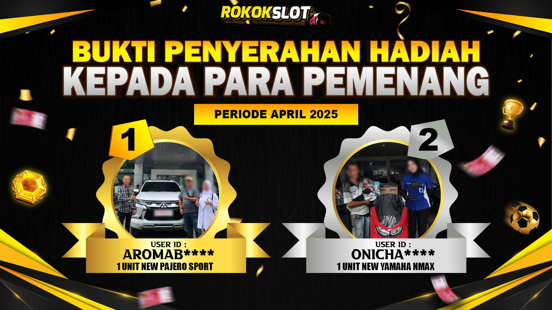Selamat Kepada Member Setia ROKOKSLOT Sudah Memenangkan Satu Unit Mobil Pajero Sport